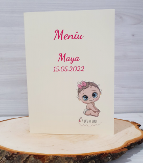 Meniu Botez It's a Girl