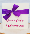 Invitatie Nunta Fundita Mov IN23
