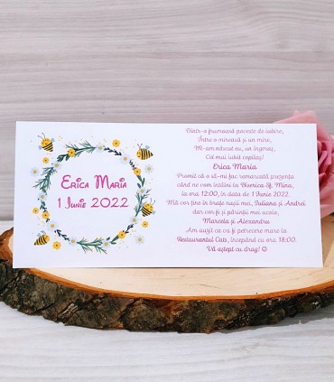 Invitatie Botez Albinute IB23