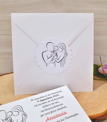 Invitatie Nunta si Botez IN61
