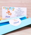 Invitatie Botez Ursulet Blue Si Baloane IB92