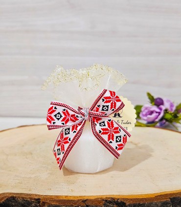 Marturie Lumanare Nunta fundita traditional