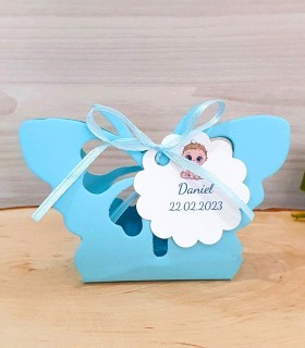 Marturie Cutiuta Fluture Bleo