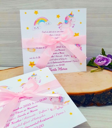 Invitatie botez Unicorn IB20