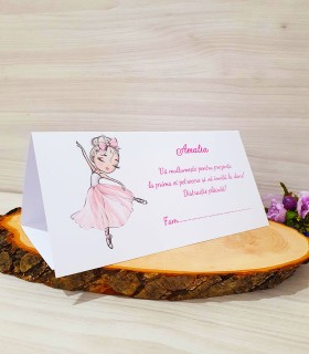 Plic de bani Botez Fetita Balerina