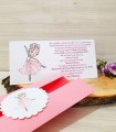 Invitatie Botez Balerina IB114