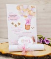 Invitatie Botez Ursulet norisor si poza bebe fetita