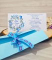 Invitatie Fundita Fluturasi blue