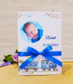 Invitatie Botez Trenulet Albastru