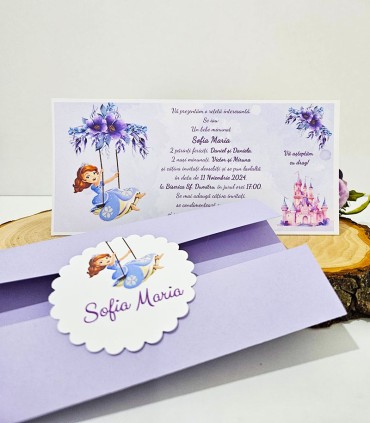Invitatie Botez Sofia in Leagan