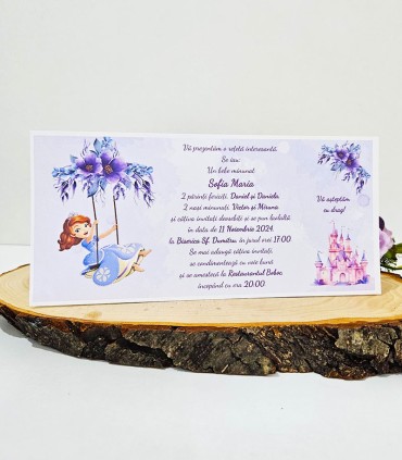 Invitatie Botez Sofia in Leagan