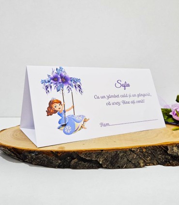 Plic bani botez Sofia in Leagan