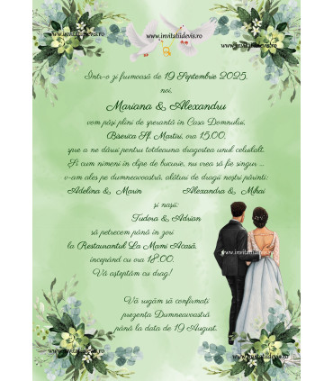 Invitatie Electronica Porumbei
